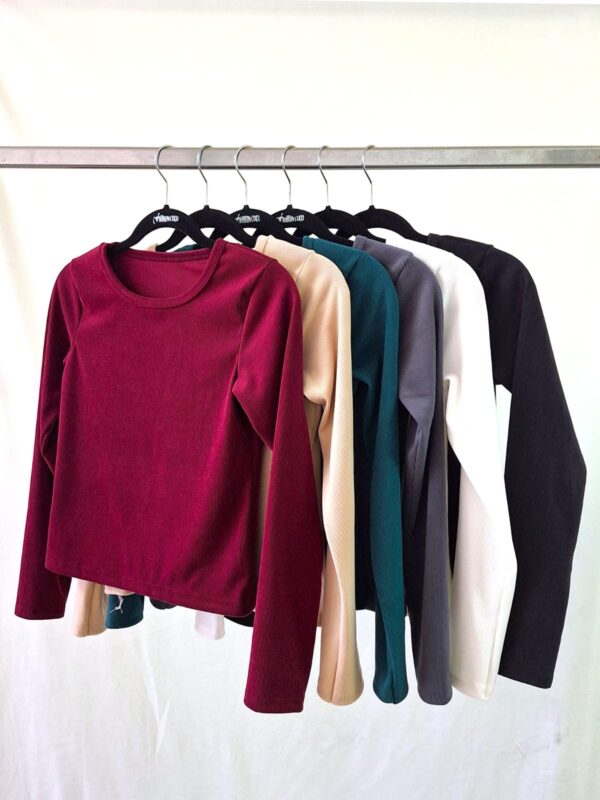 Remera cuello redondo RIB WINTER ( morley grueso ) 2025 - Image 5
