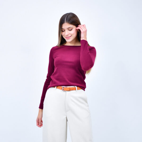 Remera cuello redondo RIB WINTER ( morley grueso ) 2025 - Image 4