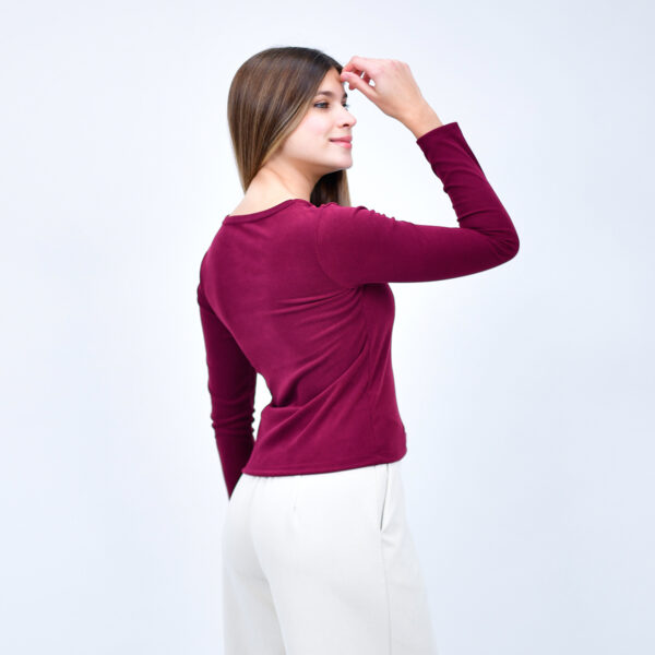 Remera cuello redondo RIB WINTER ( morley grueso ) 2025 - Image 3