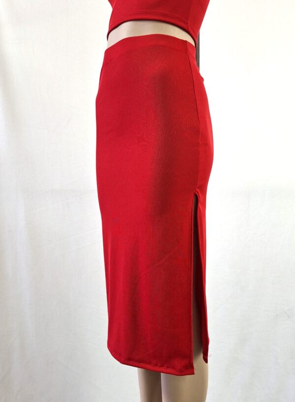 Pollera morley cotton con tajo costado 2026 - Imagen 6