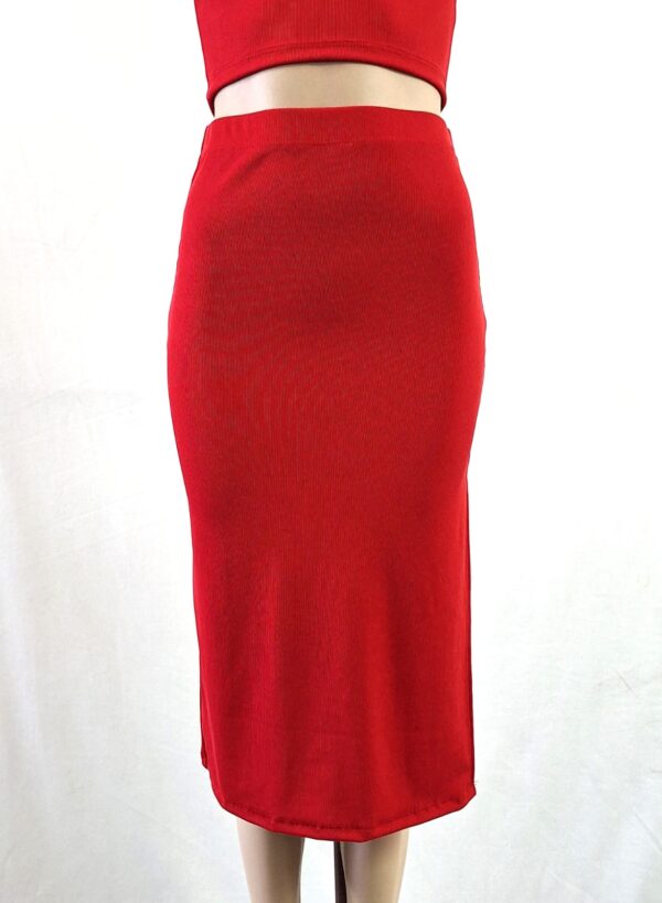 Pollera morley cotton con tajo costado 2026 - Imagen 7