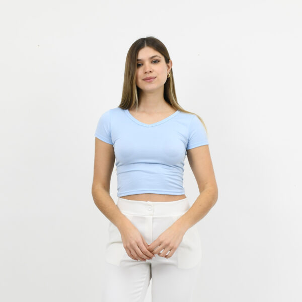 Remera cuello V por talle modal soft 2026 - Imagen 2