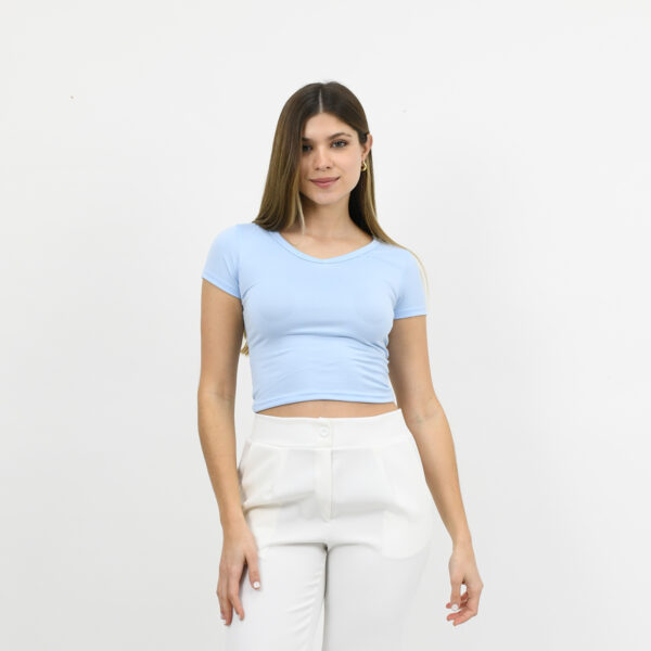 Remera cuello V por talle modal soft 2026 - Imagen 4