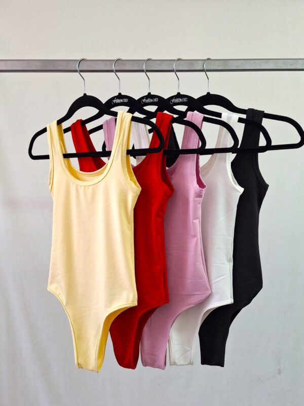 Body clasico bretel ancho lycra 2026 - Imagen 5