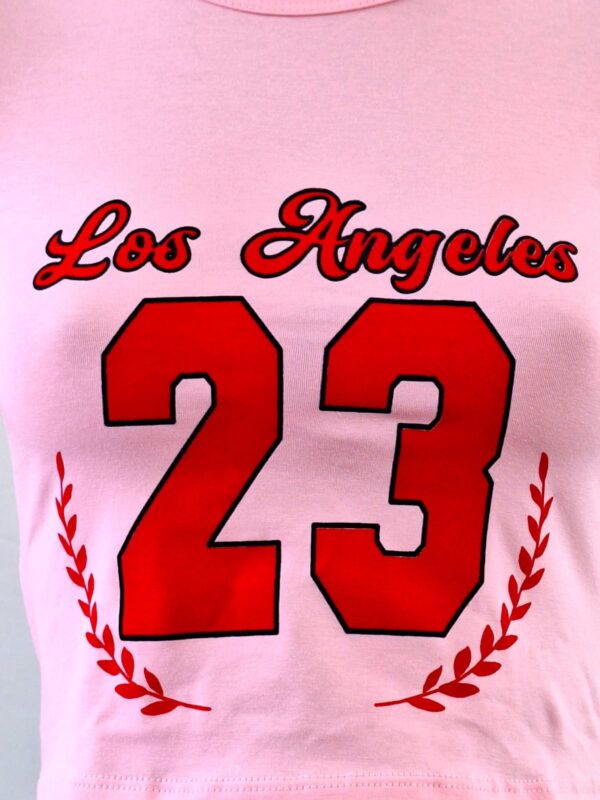 Top estampado Los Angeles algodón Iced cotton 2026 - Imagen 5