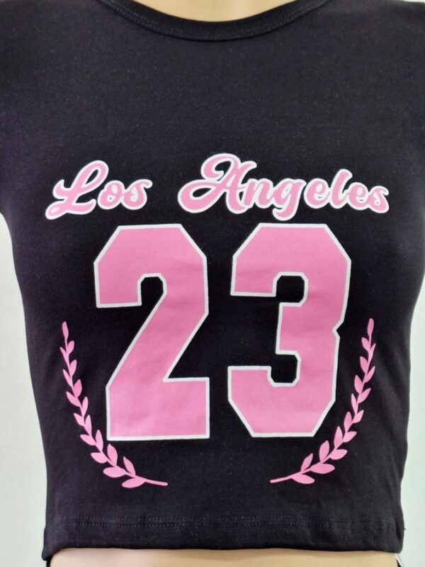Top estampado Los Angeles algodón Iced cotton 2026 - Imagen 6