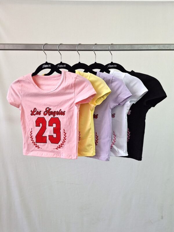 Top estampado Los Angeles algodón Iced cotton 2026 - Imagen 8