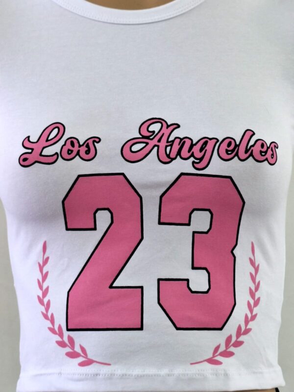 Top estampado Los Angeles algodón Iced cotton 2026 - Imagen 4