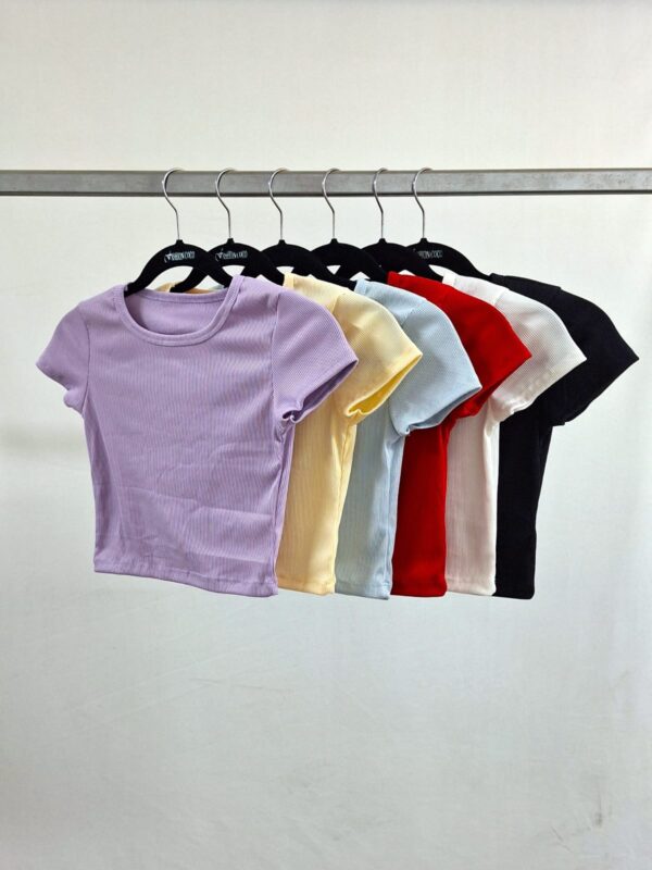 REMERA CUELLO REDONDO U MORLEY LISO MANGA CORTA 2026 - Imagen 4