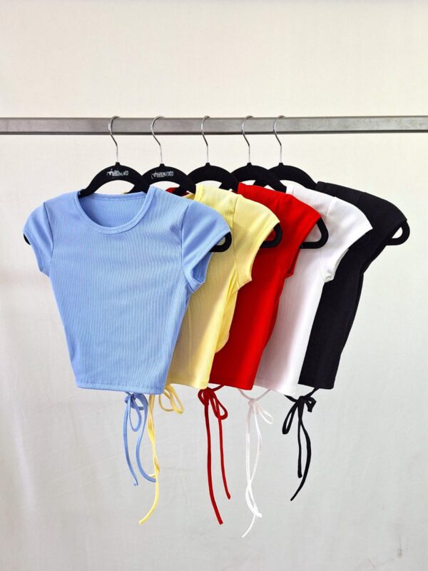 Remera abertura y tira atras morley liso 2026 - Imagen 4