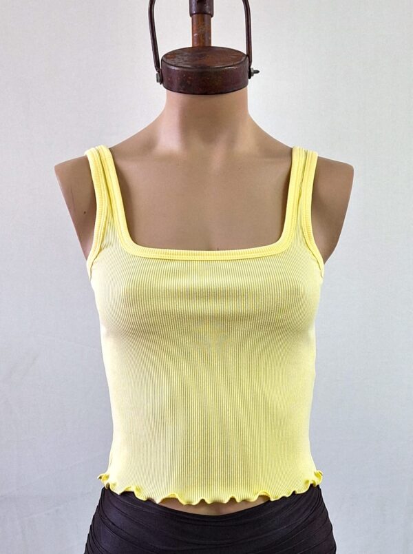 Musculosa cuello cuadrado rulette morley liso 2026 - Imagen 3