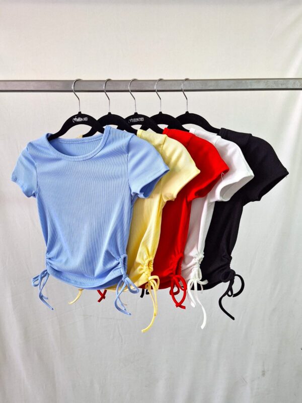 Remera abertura ambos lados con tira morley 2026 - Imagen 6