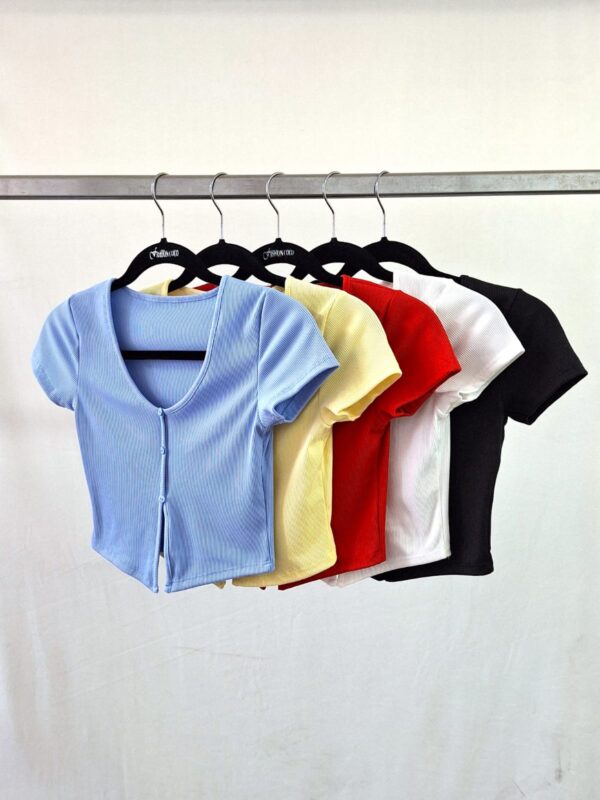REMERA 3 BOTONES MORLEY LISO MANGA CORTA 2026 - Imagen 5