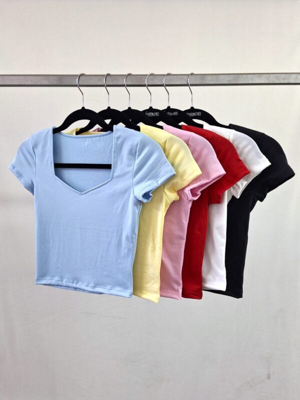 Remera escote corazon modal soft 2026 - Imagen 3